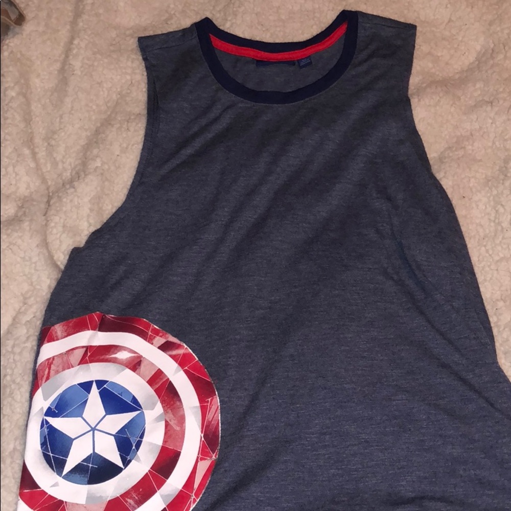 Captain America tank top